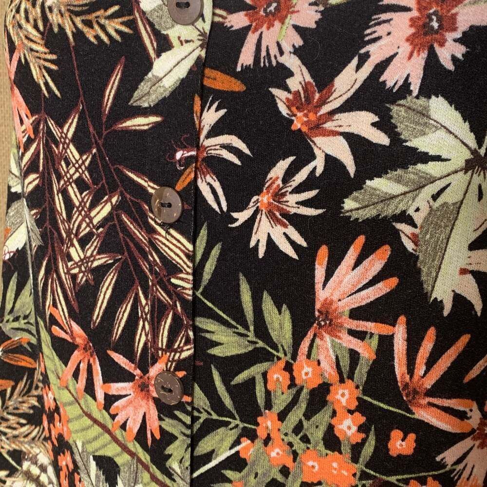 Dark tropical print dress Xhilaration - Picture 3 of 11